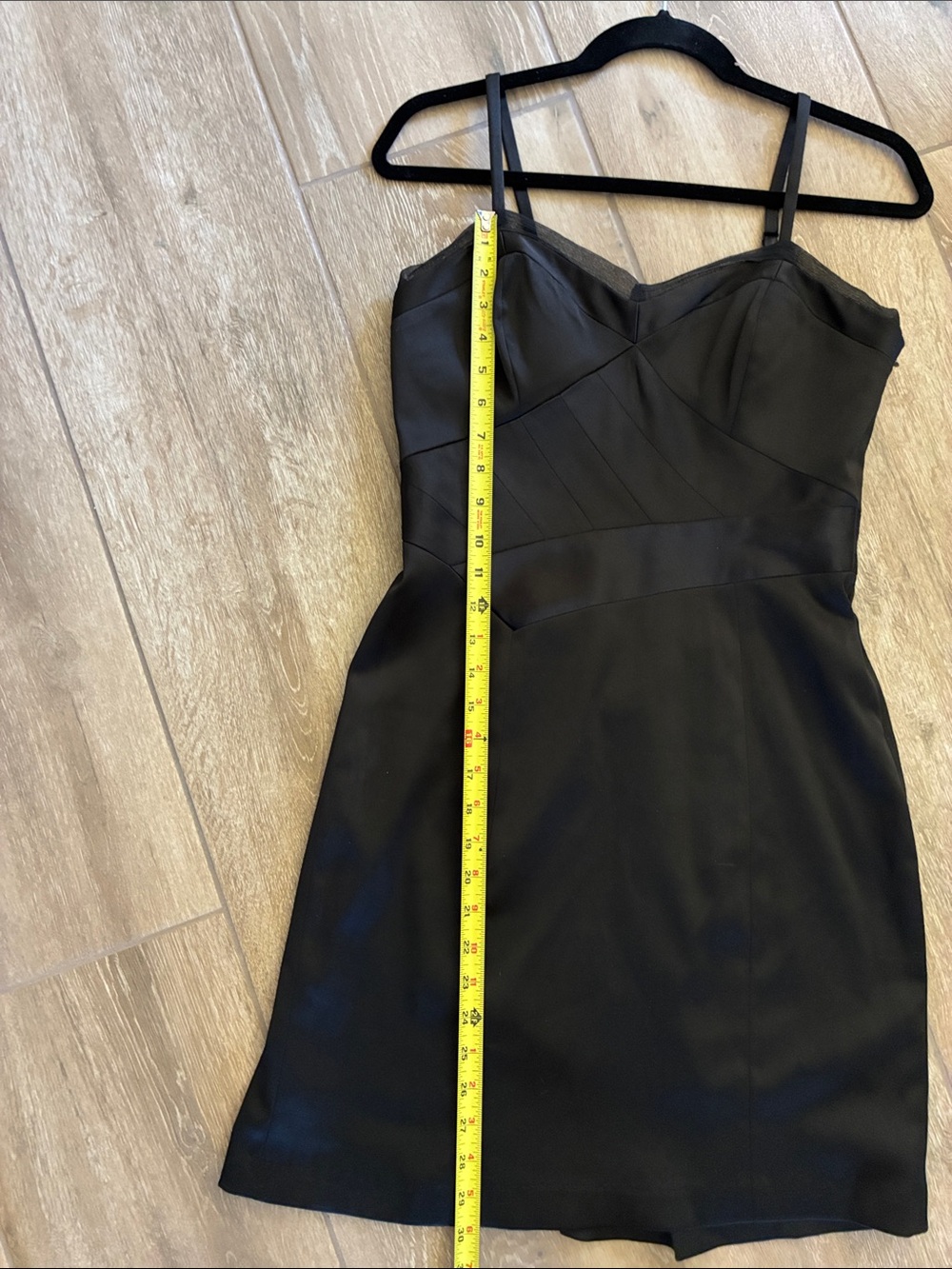 BCBG Little Black Strappy Mini Dress - Picture 4 of 12